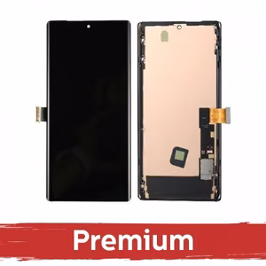 Melns OEM Google Pixel 6 Pro ekrāns ar rāmi