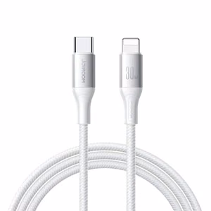 Joyroom S-A28 USB-C – Lightning kabelis 30W, 1 m, balts