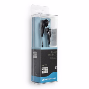 Vadu austiņas Jack 3,5 mm Sennheiser MX375 melnas