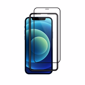 Crong 3D Armor Glass 9H rūdīta stikla ekrāna aizsargs iPhone 12 Mini ar antibakteriālu aizsardzību, ar uzstādīšanas rāmi