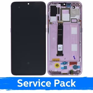 LCD Displejs Saderīgs ar Xiaomi Mi 9 Ar Frame / Levander Violets / (Service Pack)