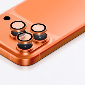 AmazingThing Lens Glass для iPhone 17 Pro / Pro Max - с оранжевой рамкой