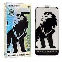 Borofone rūdītais stikls TG9 pilns ekrāns 2.5D Iphone 14 Plus/14 Pro Max - 10 gabali
