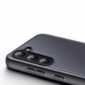 Dux Ducis Fino viedtālruņa apvalks Samsung Galaxy S23+ ar silikona rāmi pelēks