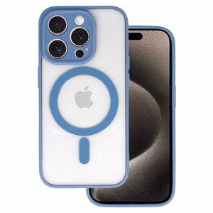 Acrylic Color Magsafe Case for Iphone 16 Pro light blue