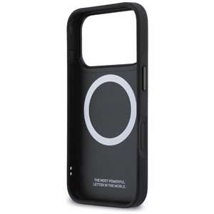 BMW M Shape Logo MagSafe Maciņš for iPhone 17 Pro pelēks
