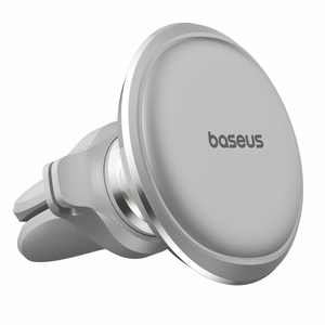 Car Holder Baseus "Magnetic Air Vent"" Silver (magnetic / air vent grille)