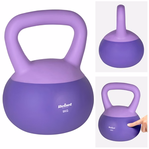 REBEL ACTIVE Soft Kettlebell mīkstā vinila svarbumba, 8 kg