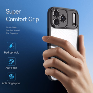 Dux Ducis Aimo viedtālruņa apvalks priekš iPhone 17 Pro Max – melns