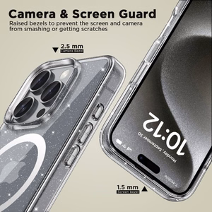 Tech-Protect FlexAir Hybrid Magnētiskais viedtālruņa apvalks iPhone 16 Pro Max - caurspīdīgs
