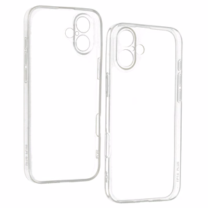 Īpaši plāns 1mm viedtālruņa apvalks Iphone 16 Plus caurspīdīgs