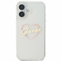 Guess IML Sirds apvalks viedtālrunim iPhone 16 Plus - caurspīdīgs