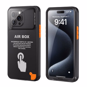 Ūdensnecaurlaidīgs apvalks SHELLBOX AIRBOX 6.7 universāls melns
