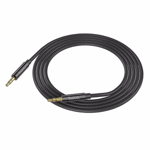 AUX kabelis Jack 3,5 mm uz Jack 3,5 mm Hoco 2 m UPA19 melns