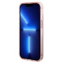 Karl Lagerfeld monogramma Choupette viedtālruņa apvalks iPhone 15 - rozā