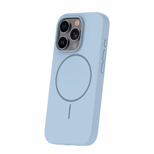 Silicone Thin Mag case for iPhone 16 Pro Max 6,9" light blue