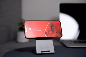 Forcell matēts aizsargstikls – Iphone 15 Plus melns