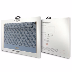 Guess 4G Stripe Metal Logo apvalks 14" klēpjdatoram - zils