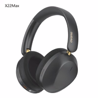 Dudao X22 Max bezvadu Bluetooth austiņas uz ausīm ar ANC - melnas