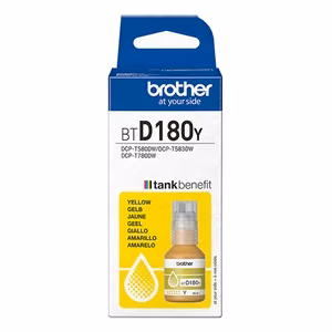 Brother BTD180Y – tintes pudele, dzeltens