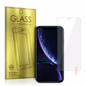 Aizsargstikls zelta krāsas IPHONE XR