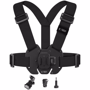 TECH-PROTECT GA100 нагрудное крепление GOPRO / DJI черный
