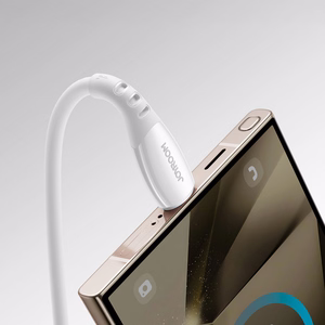 Joyroom S-A59 Vibrant Series 3A USB-A - USB-C kabelis 1.2m - balts