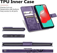 Korpuss Flower Book Samsung A546 A54 5G violets