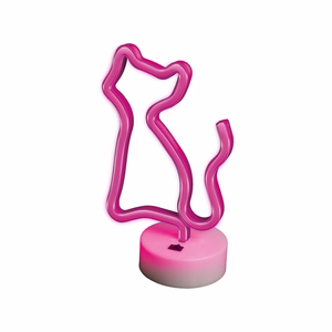 Neon LED on a statīvs CAT rozā FSNE02 Forever Light