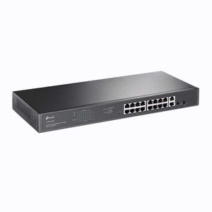 TP-Link 18 portu gigabitu rack komutators ar 16 portu PoE+