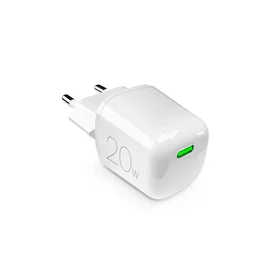 Puro 20W GaN USB-C sienas lādētājs - balts