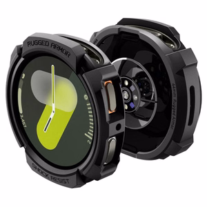 Spigen Rugged Armor viedtālruņa apvalks Samsung Galaxy Watch 8 44mm - matēts melns