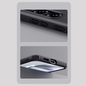 Nillkin Super Frosted Shield Pro Magnētiskais viedtālruņa apvalks ar MagSafe Samsung S25+ - Melns
