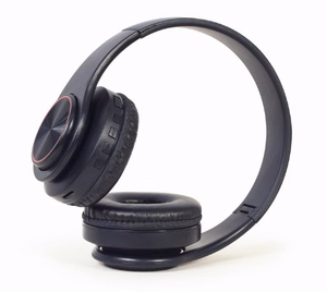 Gembird BHP-LED-01 headphones/headset Wired & Wireless Head-band Music/Everyday Micro-USB Bluetooth melns