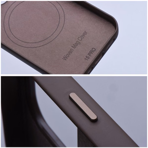 WOVEN MAG COVER vāciņš saderīgs ar MagSafe IPHONE 13 Pro - gaiši brūns