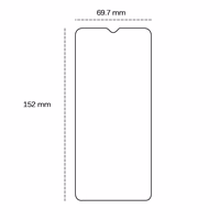 Rūdīts stikls 2,5D Samsung Galaxy A20 / A30 / A30S / A50 / A50s / M21 / M31 / A22 4G / A32 4G
