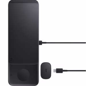 Bezvadu lādētājs Samsung Trio EP-P6300TWEGEU balts 25W (ar lādētāju un kabeli) / 100% oriģināls /