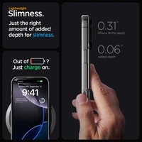 Spigen Liquid Crystal MagSafe viedtālruņa apvalks iPhone 16 Pro Max - caurspīdīgs