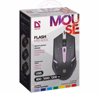 PELE DEFENDER FLASH MB-600L optiskā LED 1200dpi 4P