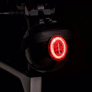 Rockbros kompakta cietā velosipēda sēdekļa soma 0.4 l - violeta