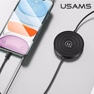 Lādētājs USAMS CC096 iWatch melns + lightning kabelis