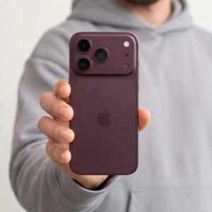 Tech-Protect Camfull Fit+ rūdīta stikla kameras aizsargs iPhone 18 Pro, bordo