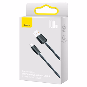 Baseus kabelis Dynamic USB - USB-C 1,0m pelēks 100W