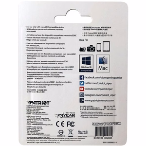 Patriot Memory PEF512GEP31MCX atmiņas karte 512 GB MicroSDXC Class 10