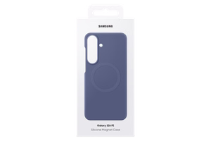 Zili violets „Samsung“ silikona vāciņš ar magnētu tālrunim „Galaxy S26 FE“