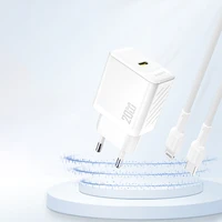 Dudao A26 PD20W GaN USB-C lādētājs – balts