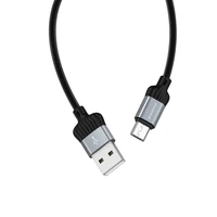 Borofone Kabelis BX28 Dignity - USB uz Micro USB - 2,4A, 1 metrs, pelēks
