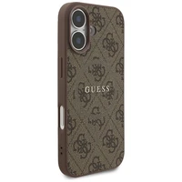GUESS viedtālruņa apvalks IPHONE 17, saderīgs ar MagSafe GUHMP17SG4GFRW (PU 4G Ring Classic Logo) brūns