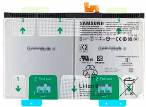 Oriģinālā baterija Samsung Tab S10 FE+/S10+ X620/X626/X820/X826 EB-BX828ABE 10090mAh (service pack)