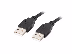 Lanberg CA-USBA-20CU-0018-BK USB cable 1.8m 2.0 USB A melns